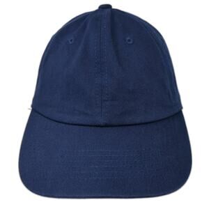 Ethos Slideback Hat Blue One Size Adjustable Vent Holes Blank Outdoor